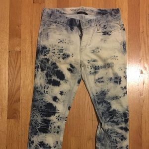 Levi tie dye denim jeans